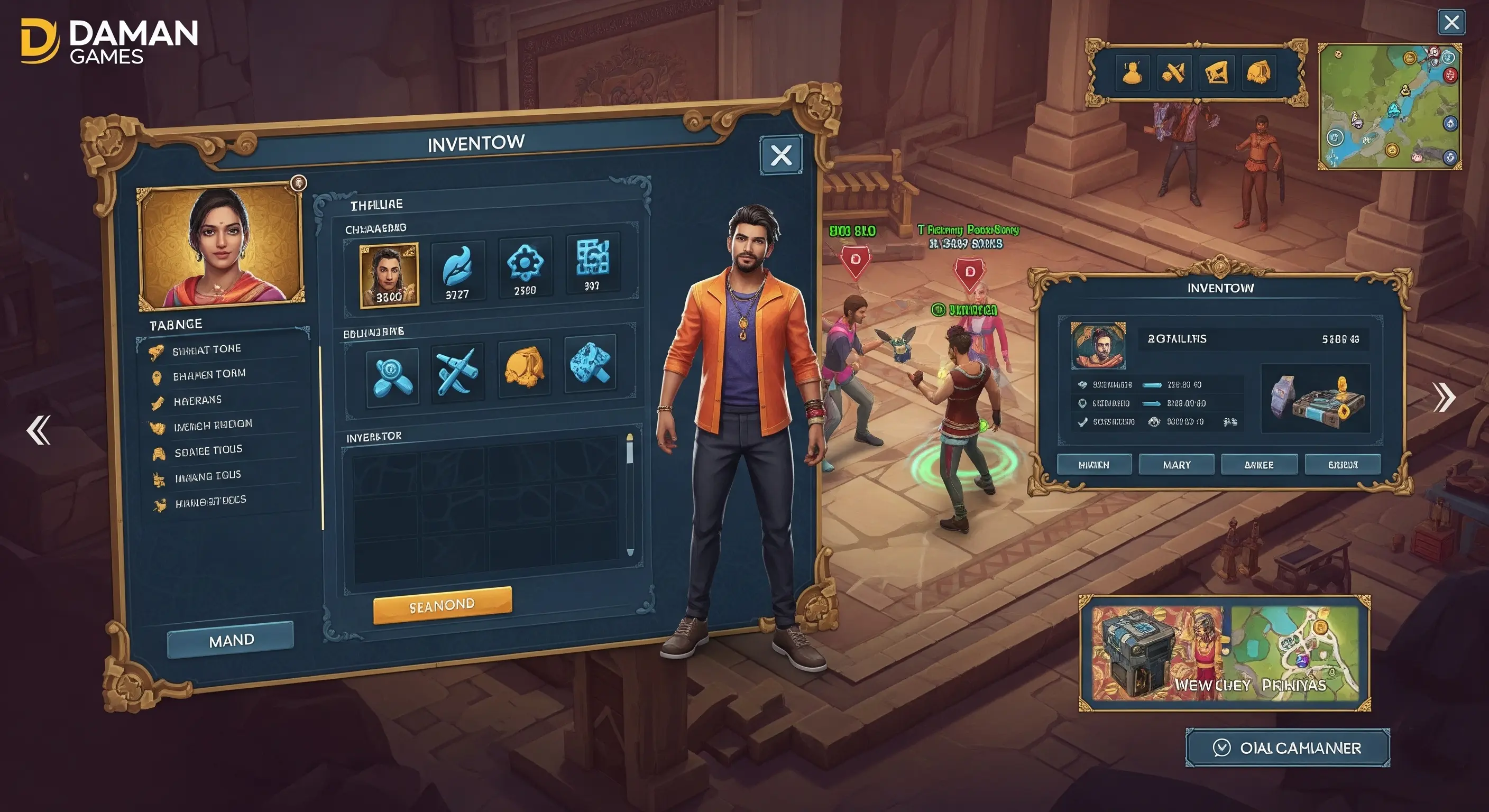 An overview of the Daman Game interface, showing the history of results for analysis.