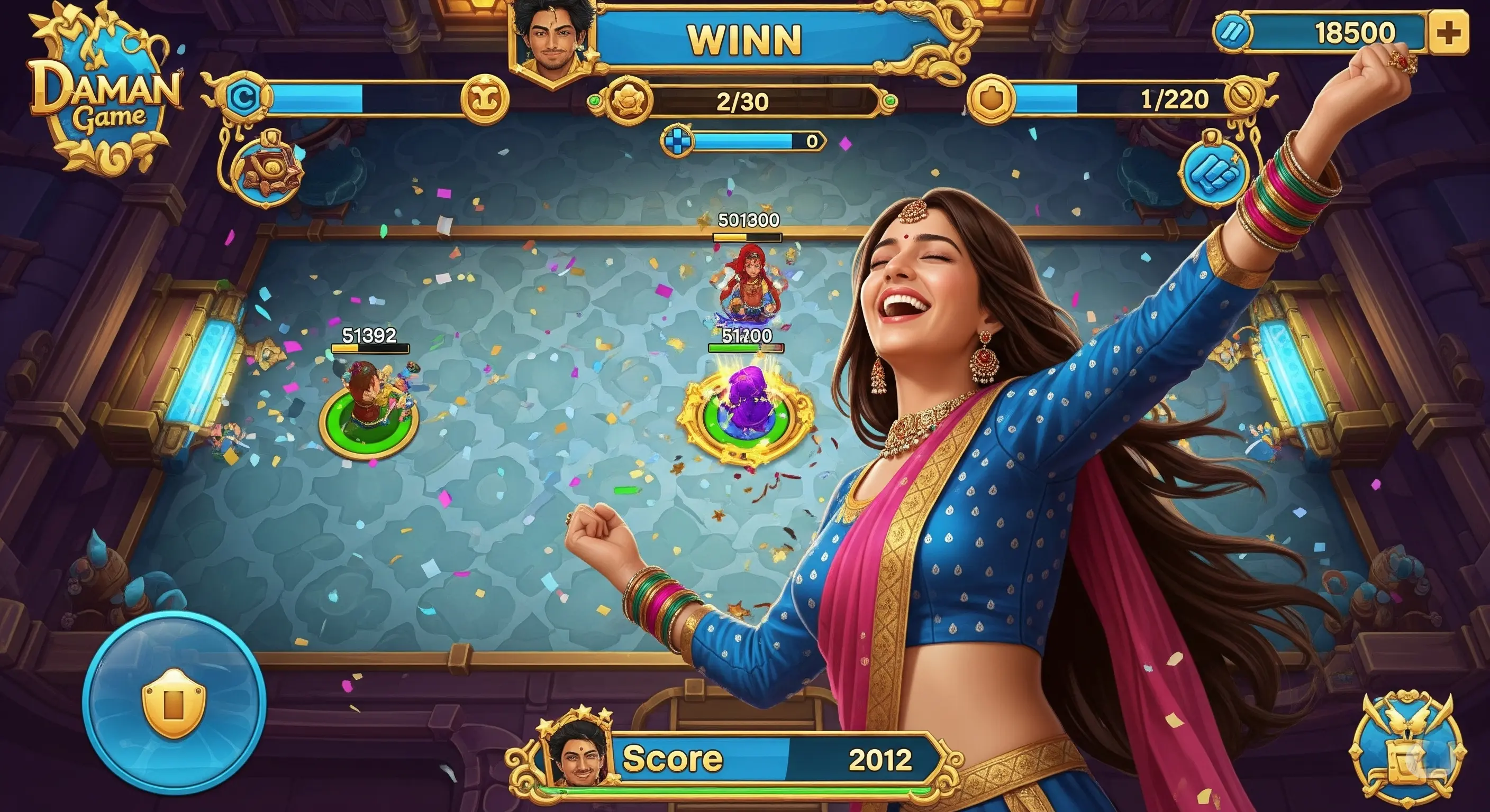 A screenshot of a game win, an event shared and celebrated by the community.
